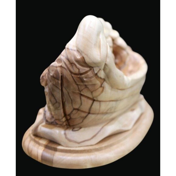 Vintage Collectable  Hand Carved (Olive Wood?) Figurine of Jesus and his Discipl - Picture 5 of 13